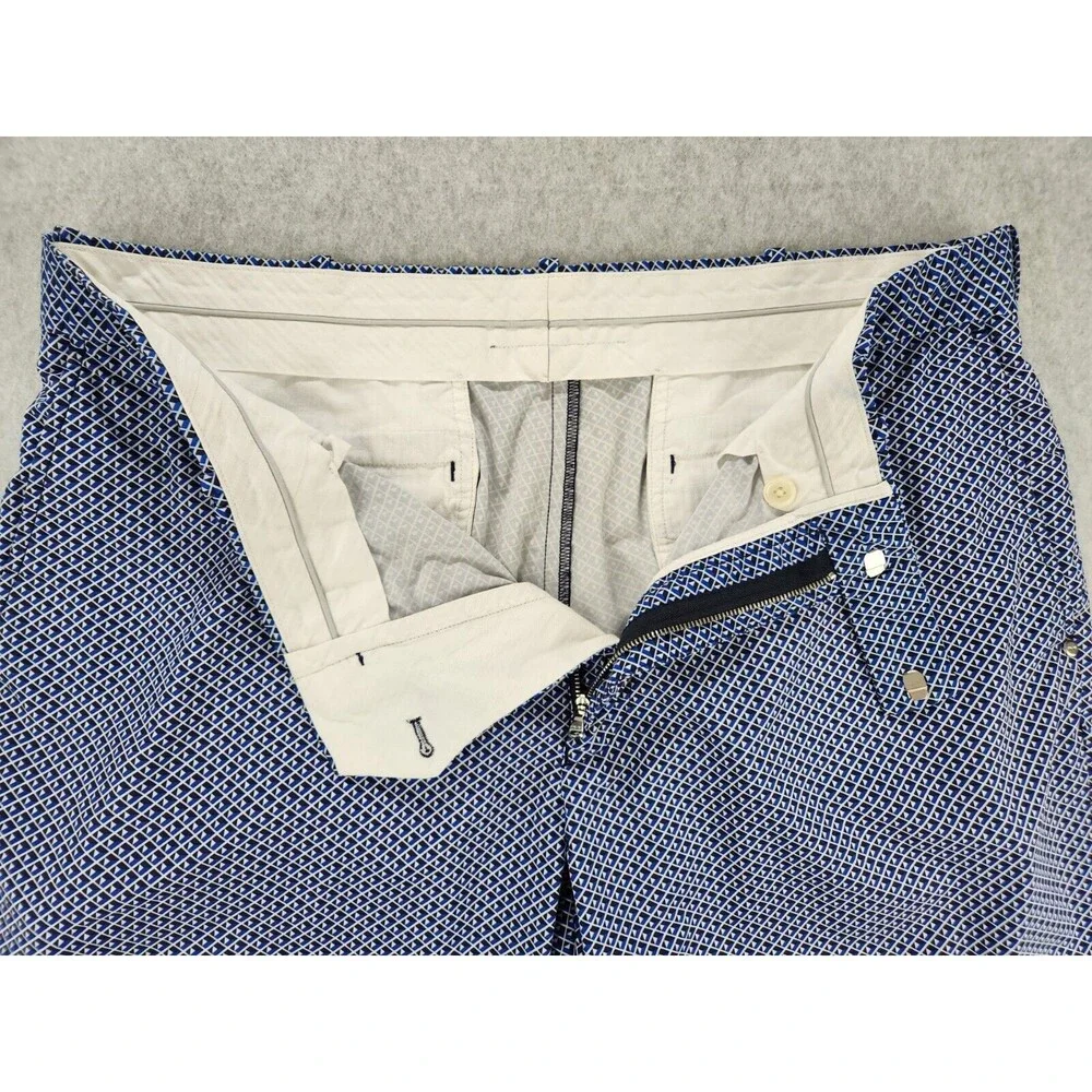 RLX Men’s Ralph Lauren Blue Black‎ Golf Shorts 4 Pockets Size 36 - Silky Soft!